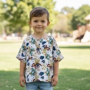 Tuchinda Boys Floral Shirt Size 5